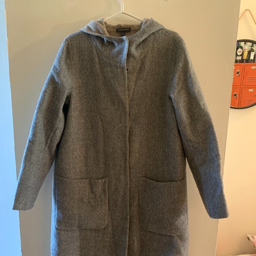 Eileen Fisher two toned jacket